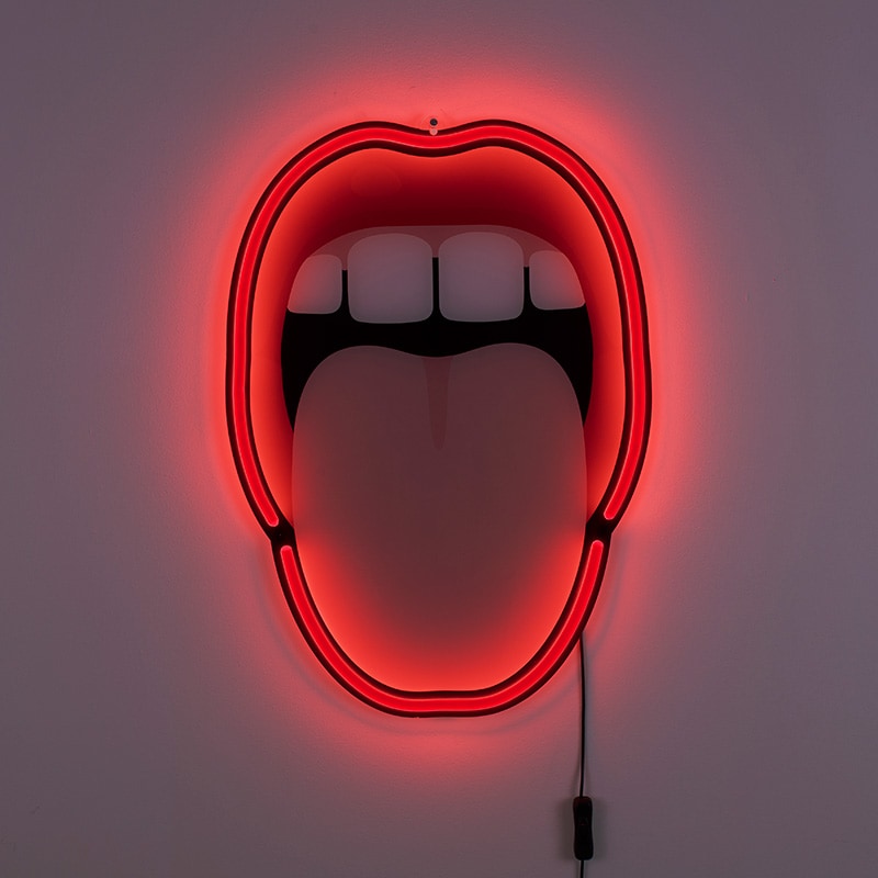 Led sign with transformer blow - Tongue