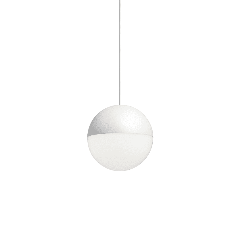 String light Sphere M22 touch dim hanglamp - Bianco
