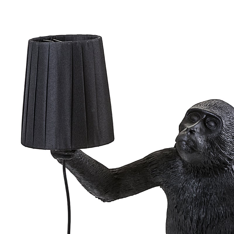 Monkey lampshade - Black
