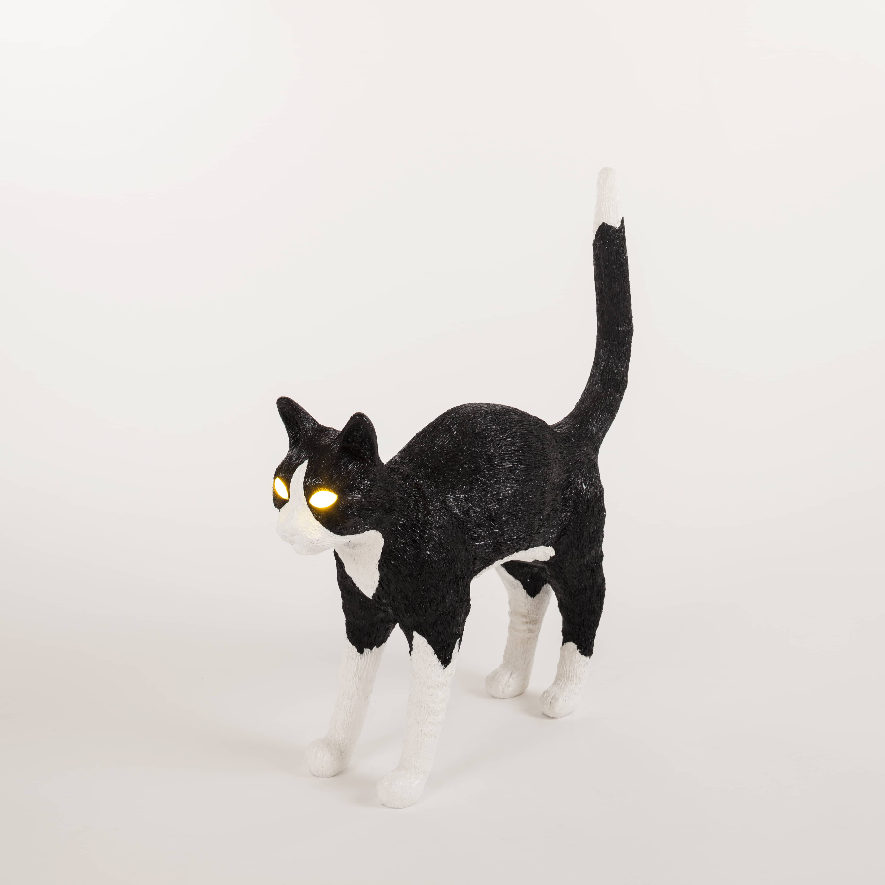 Jobby the cat USB tafellamp - Black/white