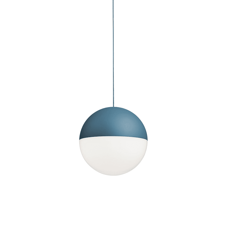 String light Sphere M22 touch dim hanglamp - Blu