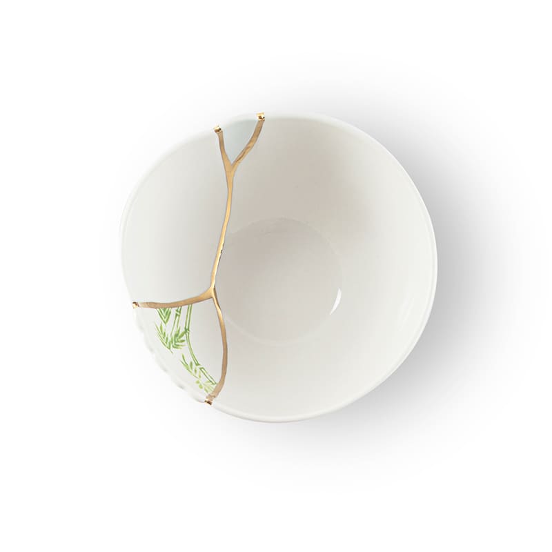 Kintsugi-n'3 fruit bowl in porcelain