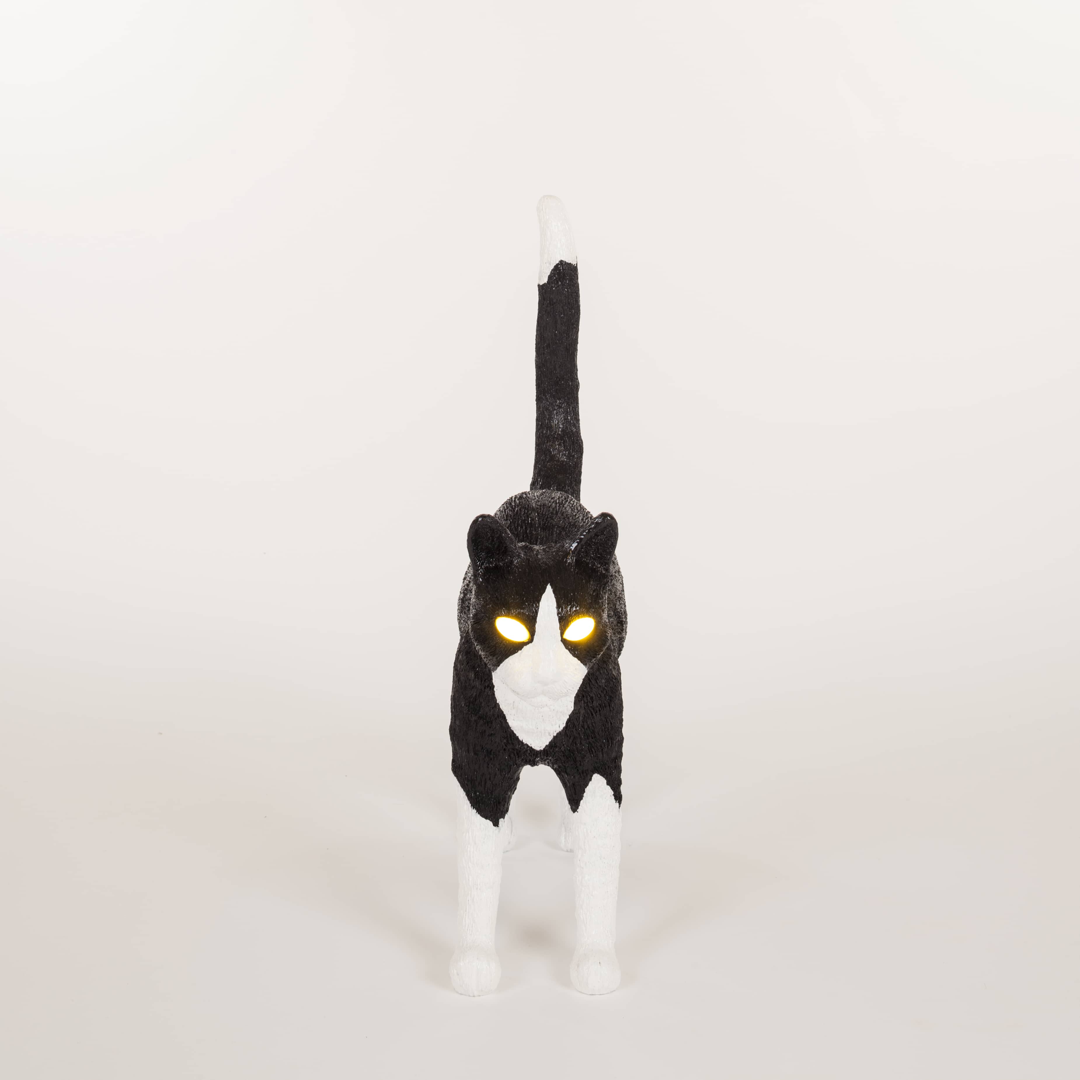 Jobby the cat USB tafellamp - Black/white
