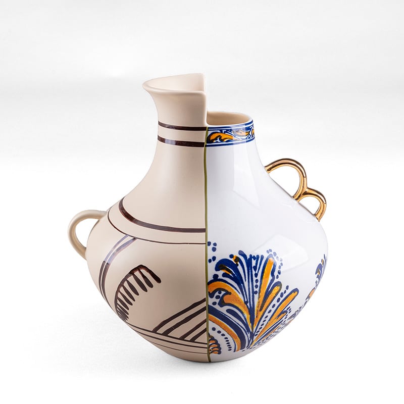 Vase in porcelain hybrid - Nazca